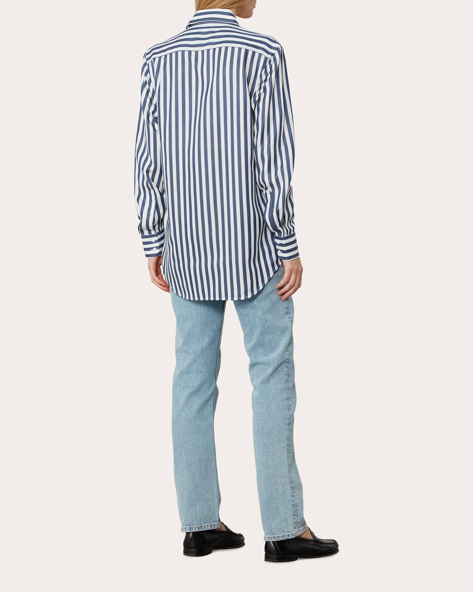The Boyfriend Stripe Tencel™ Shirt