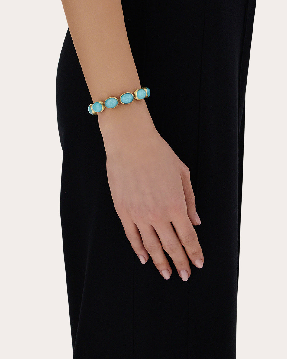 Amazonite Small Anice Boules Muse Bracelet