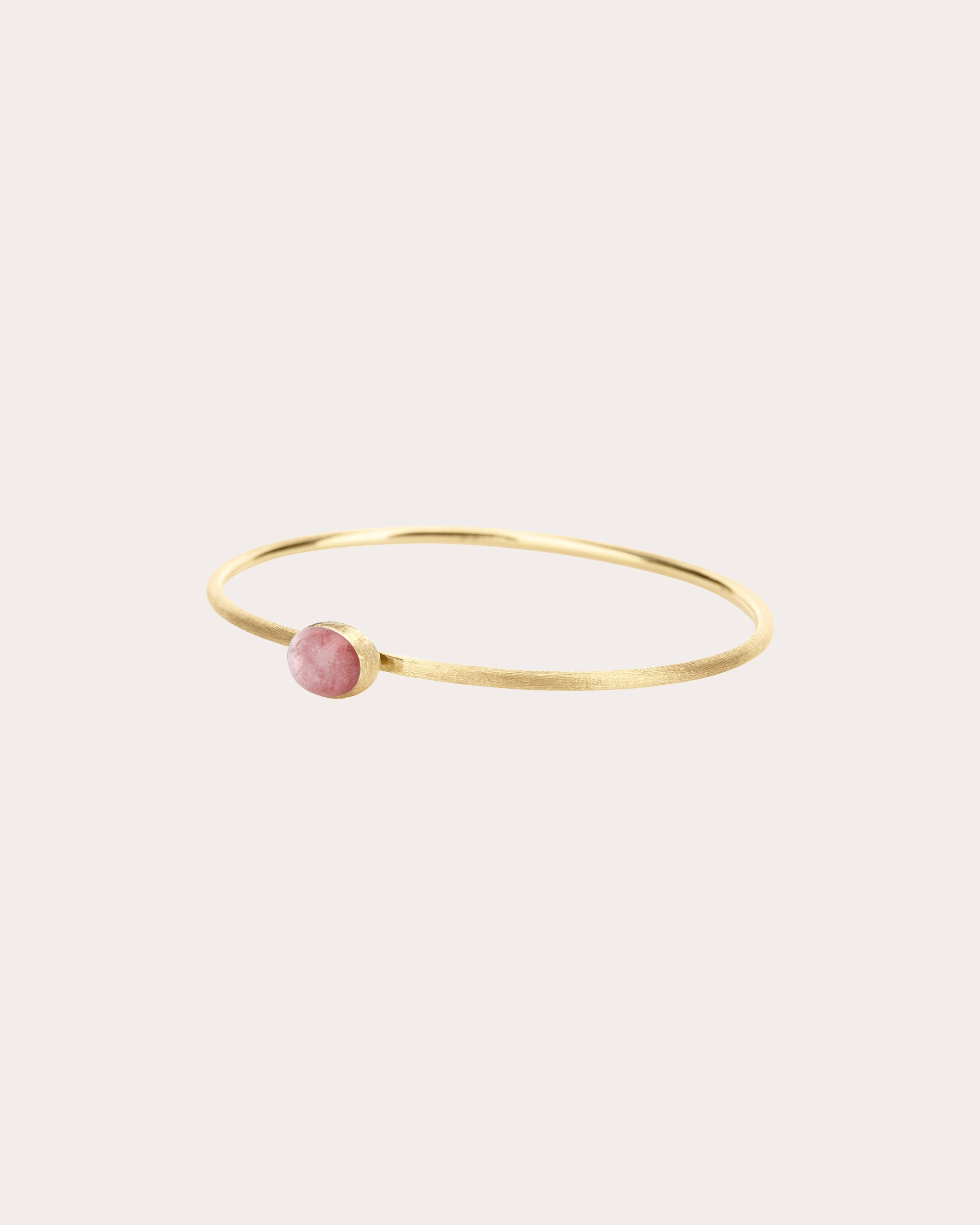 Strawberry Quartz Small Rosolio Boules Bangle