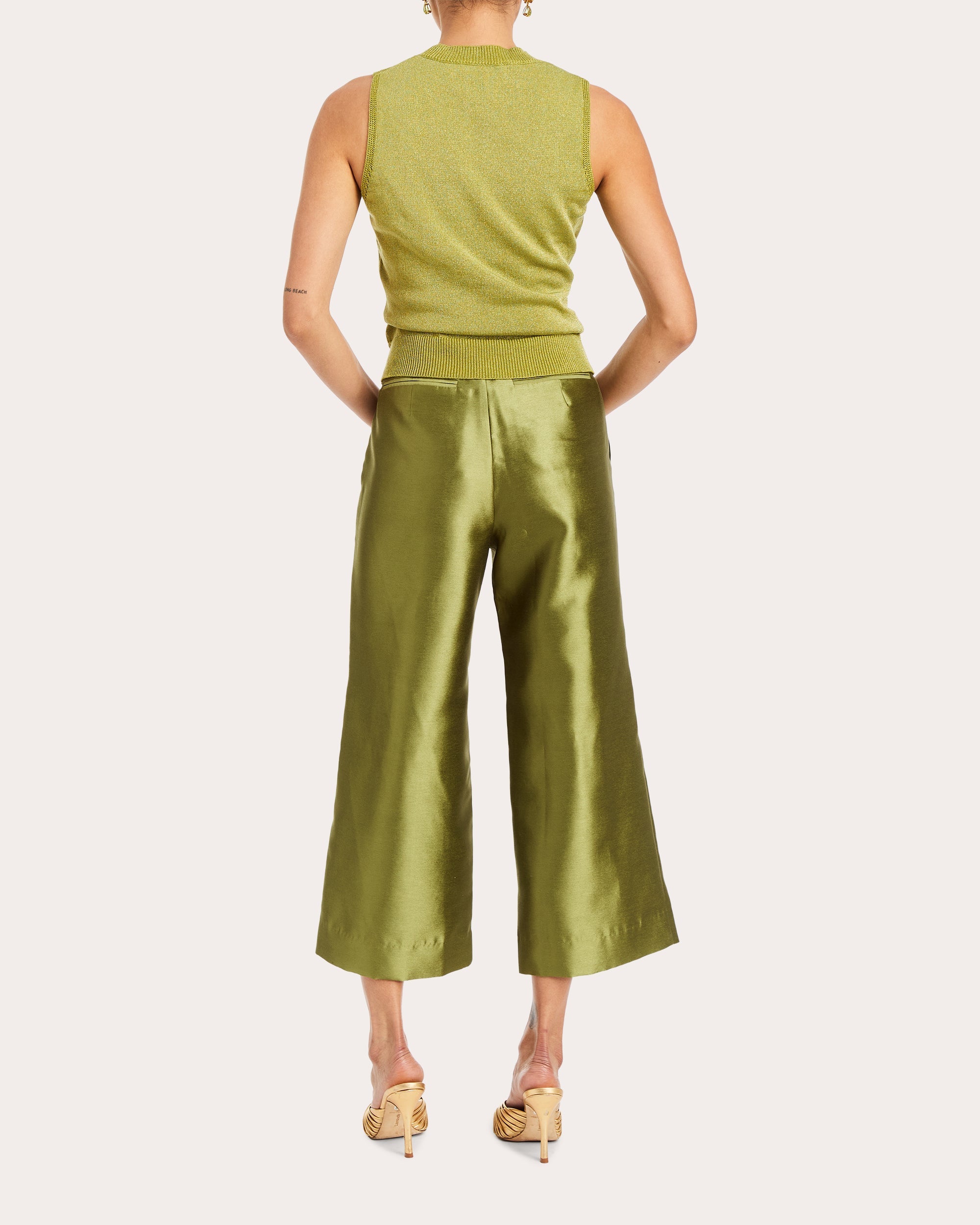 Soho Metallic Knit Top