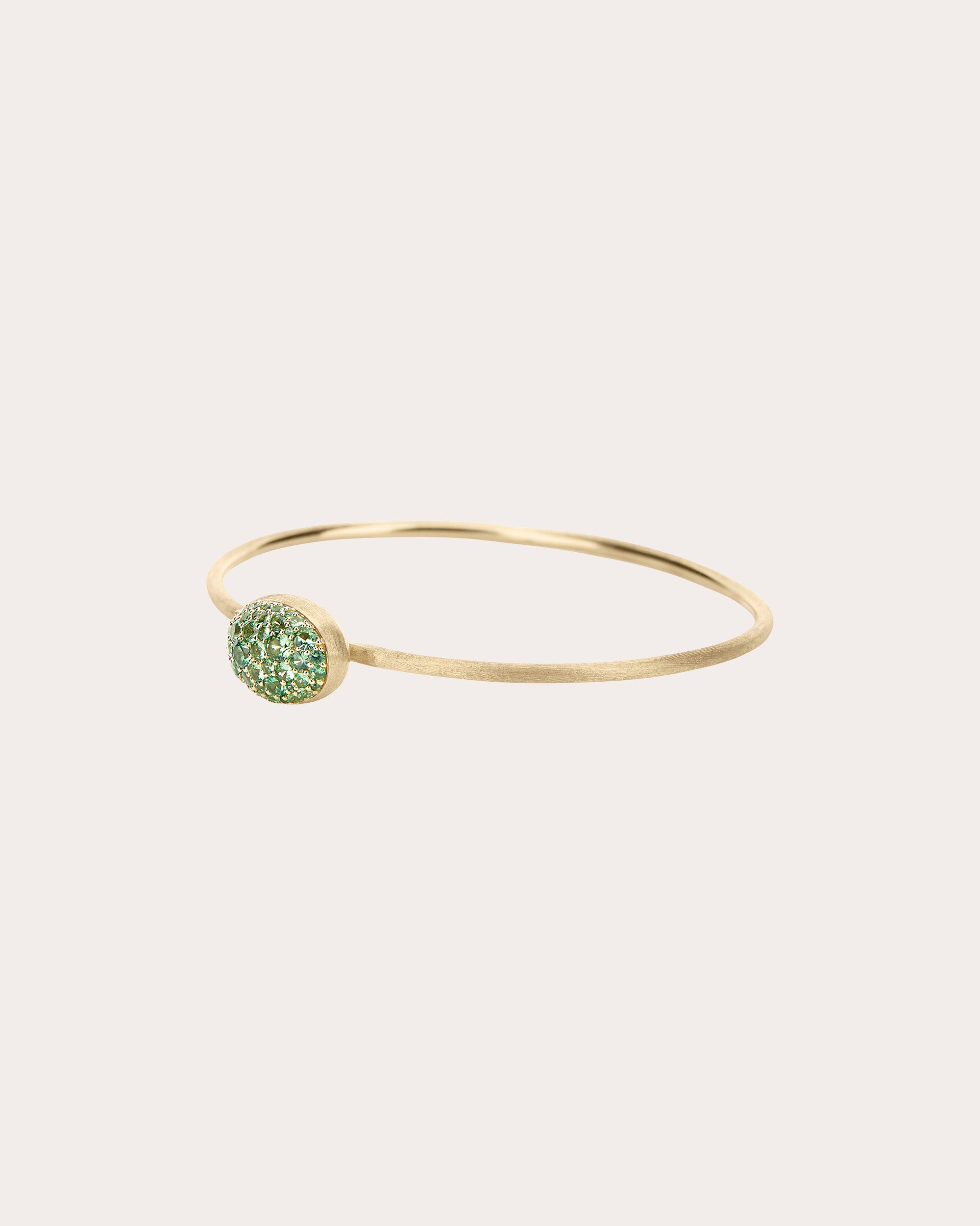 Tsavorite Pavé Medium Lattementa Boules Bangle