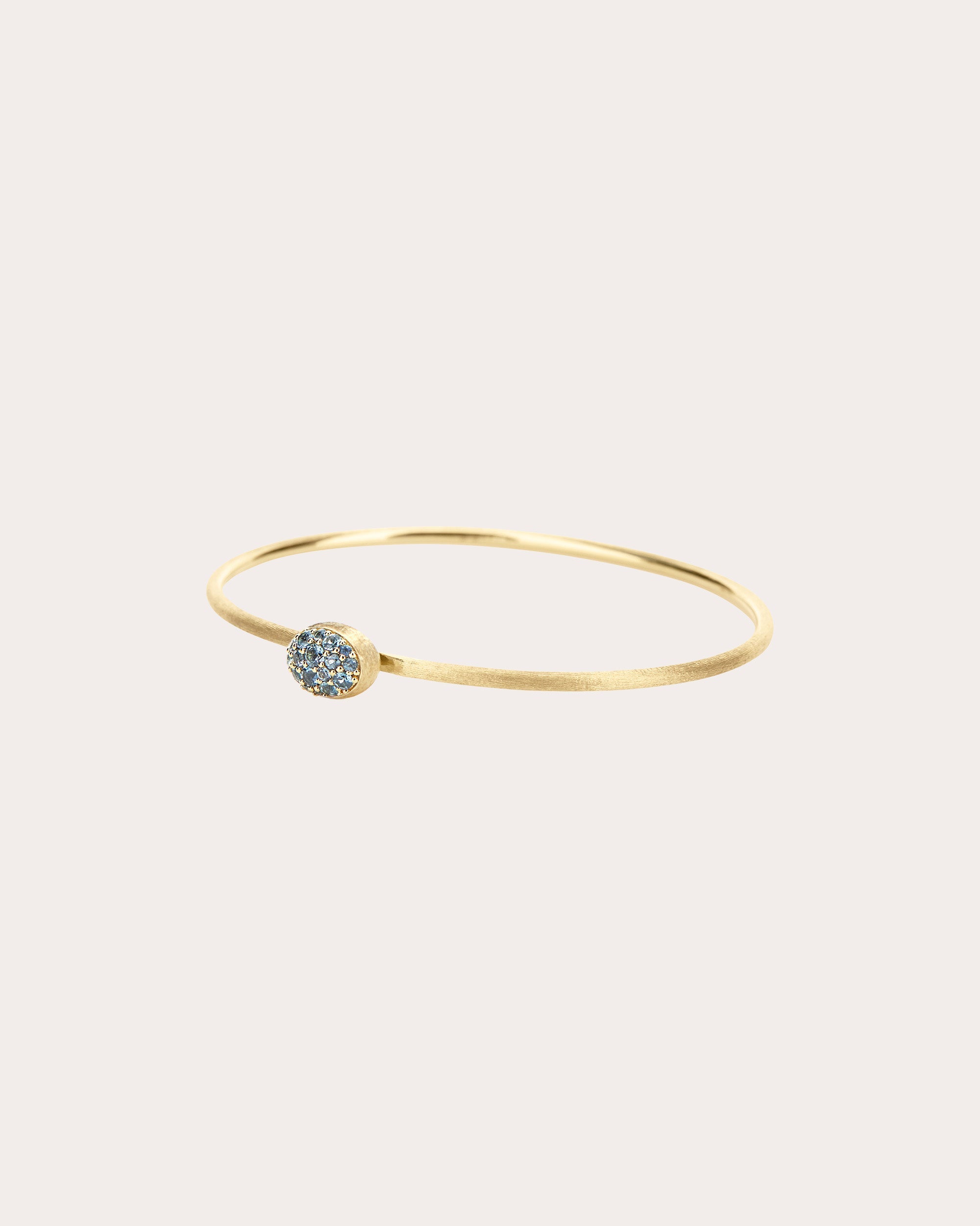 Swiss Blue Topaz Small Anice Boules Bangle