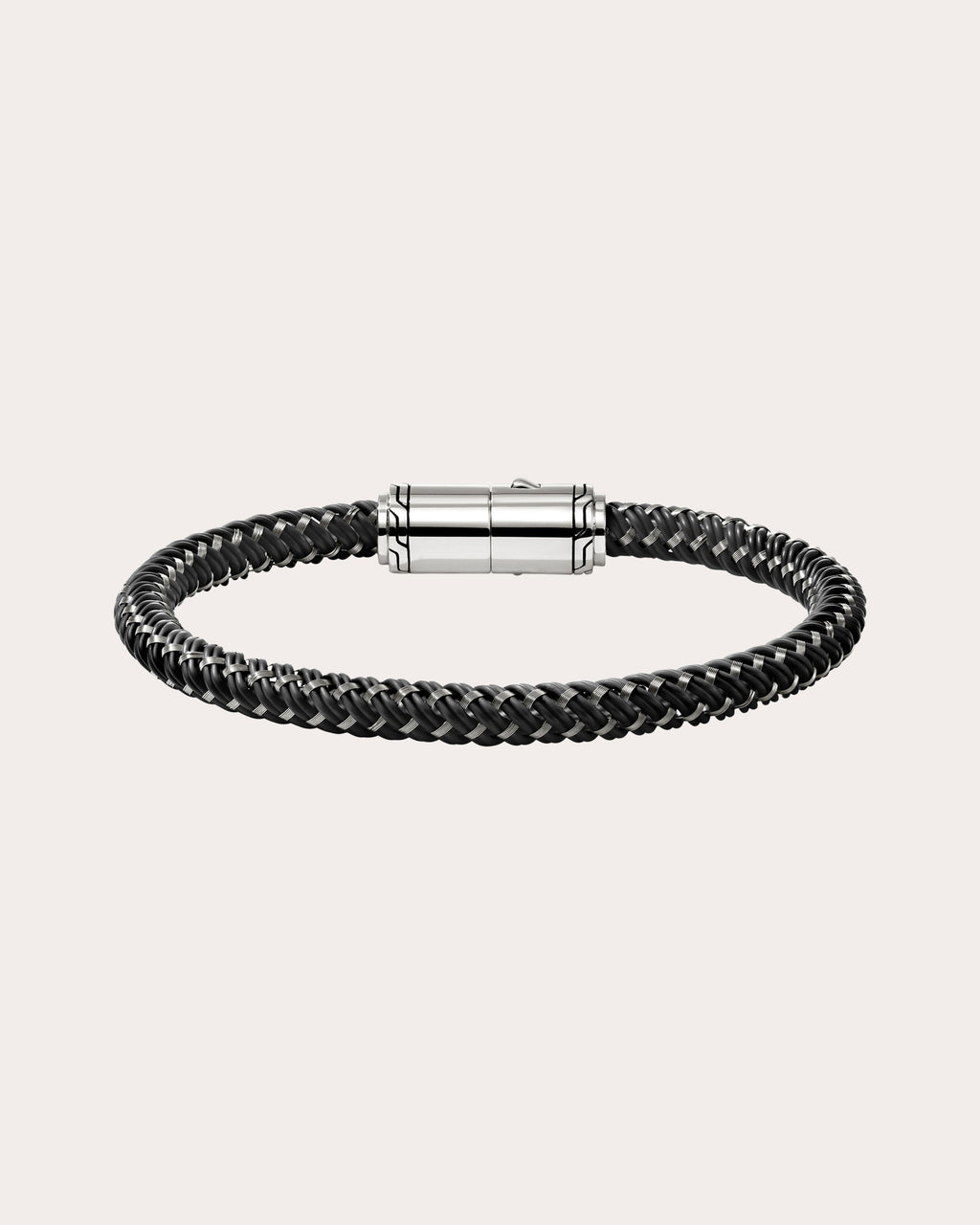 Black Rubber Cord Bracelet