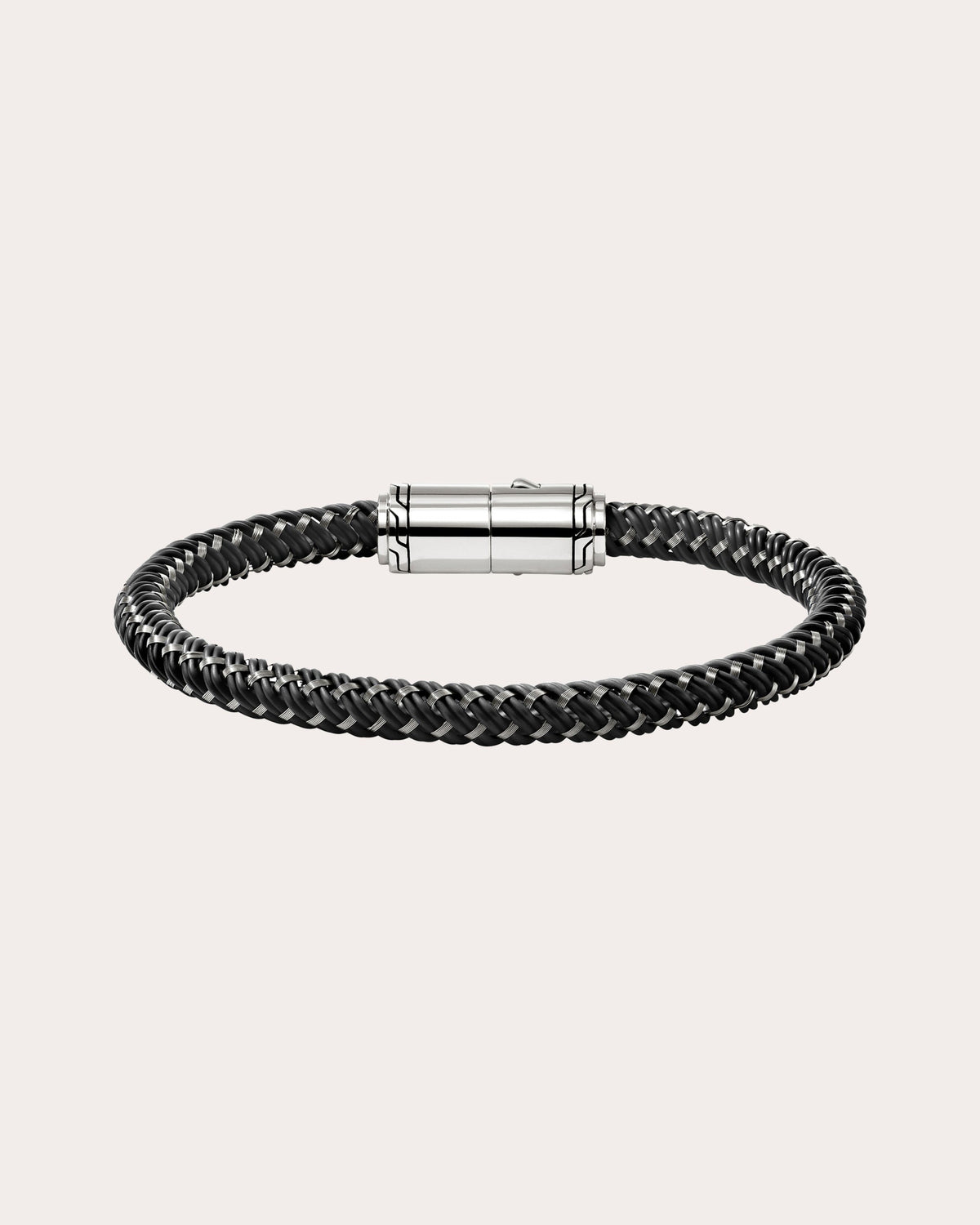 Black Rubber Cord Bracelet