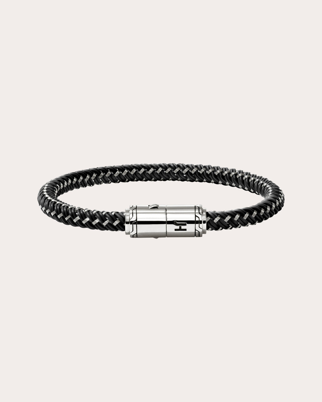 Black Rubber Cord Bracelet
