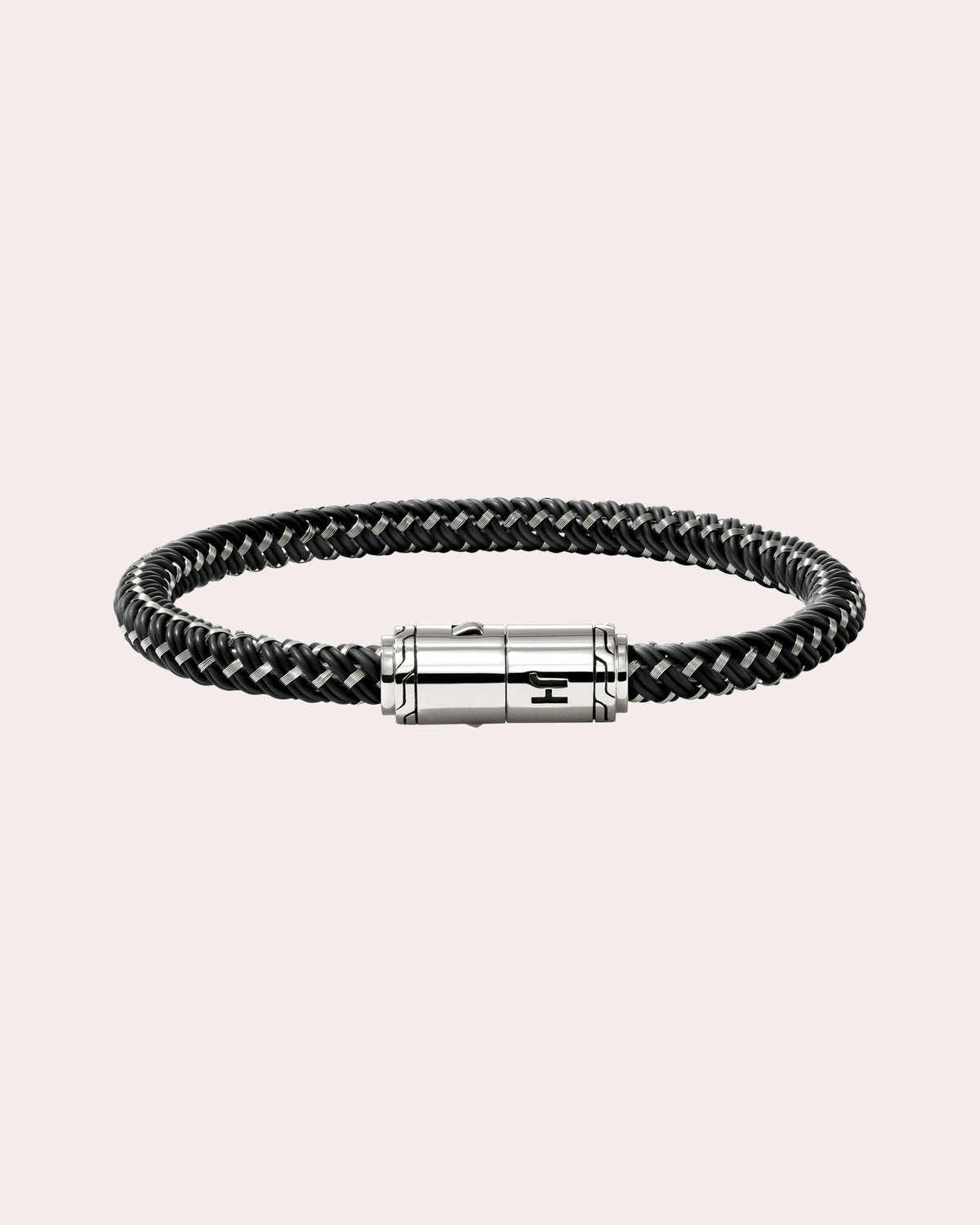 Black Rubber Cord Bracelet