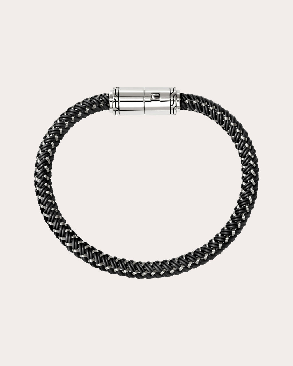 Black Rubber Cord Bracelet