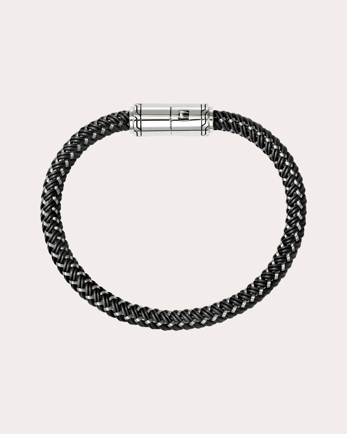 Black Rubber Cord Bracelet