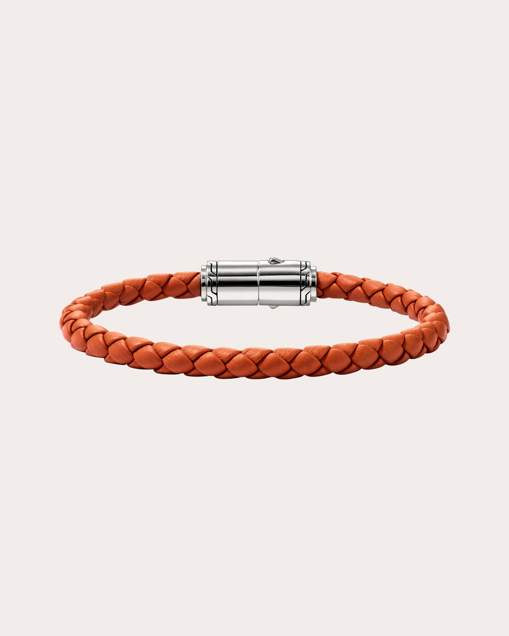 Orange Leather Bracelet