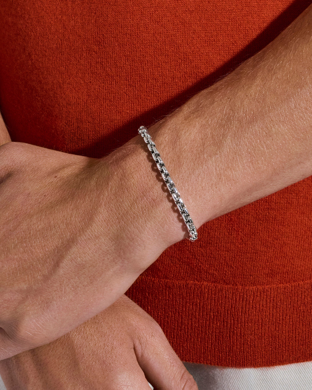 4.8mm Box Chain Bracelet
