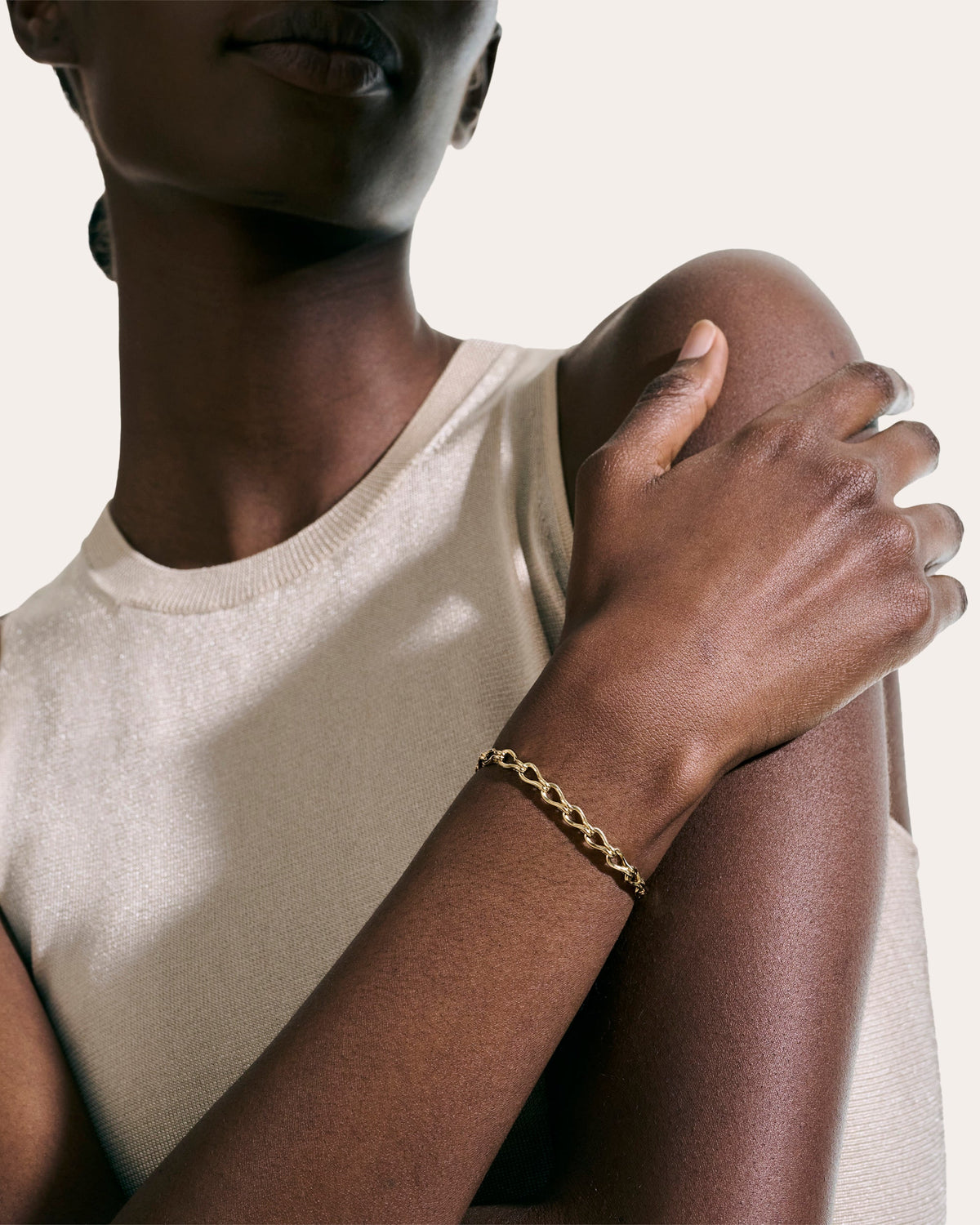14k Gold Surf Bracelet
