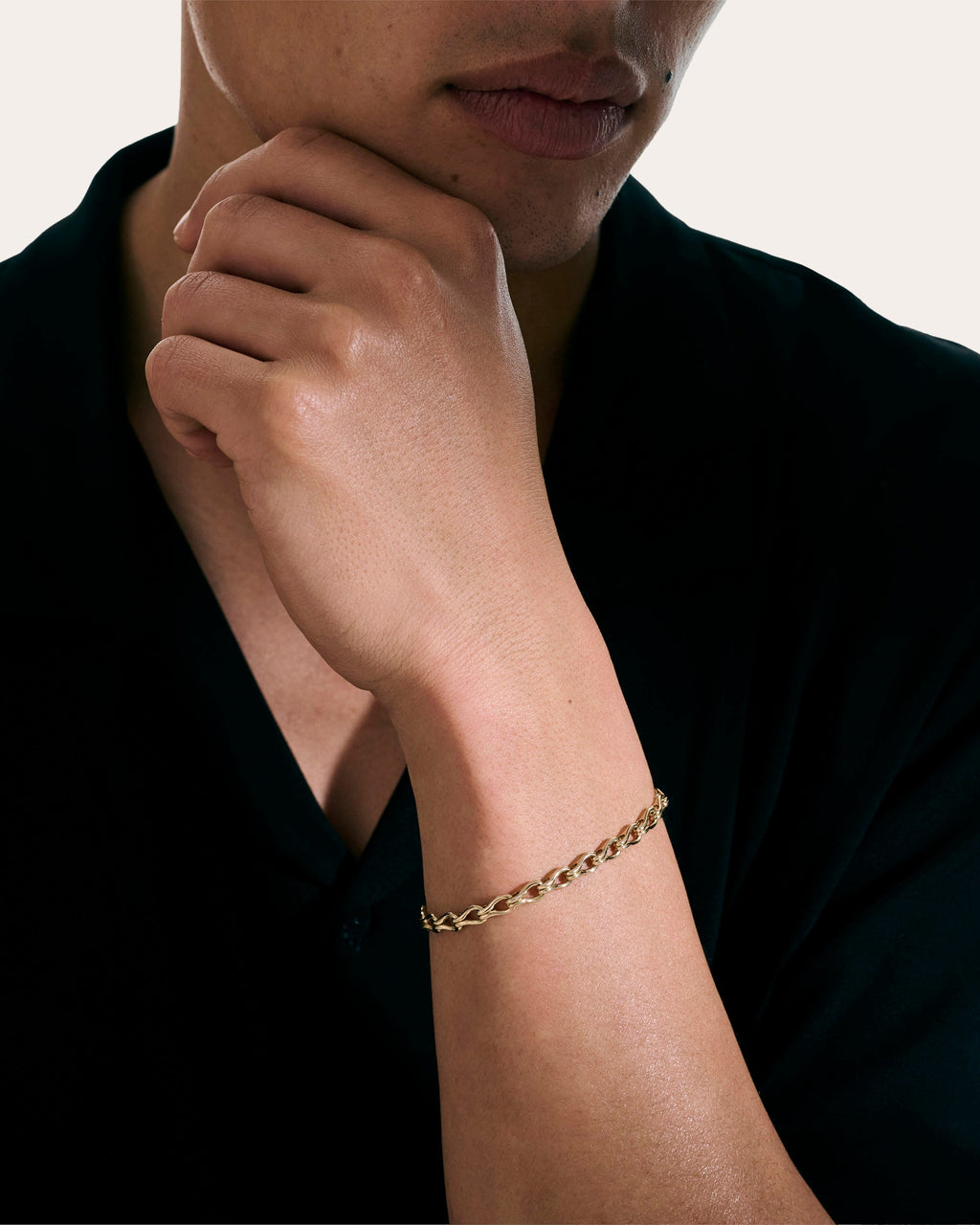 14k Gold Surf Bracelet