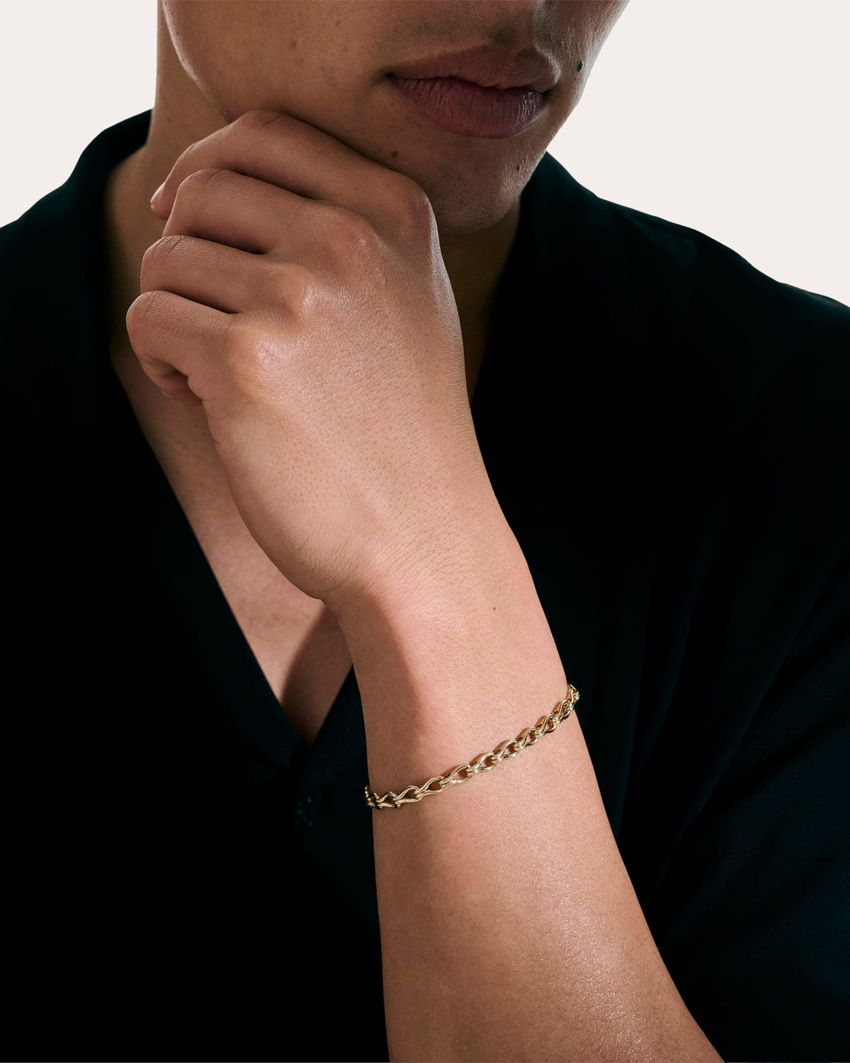14k Gold Surf Bracelet