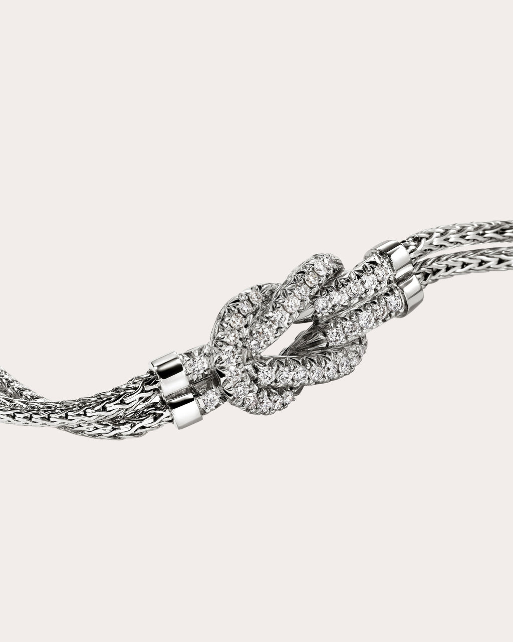 Diamond Love Knot Bracelet