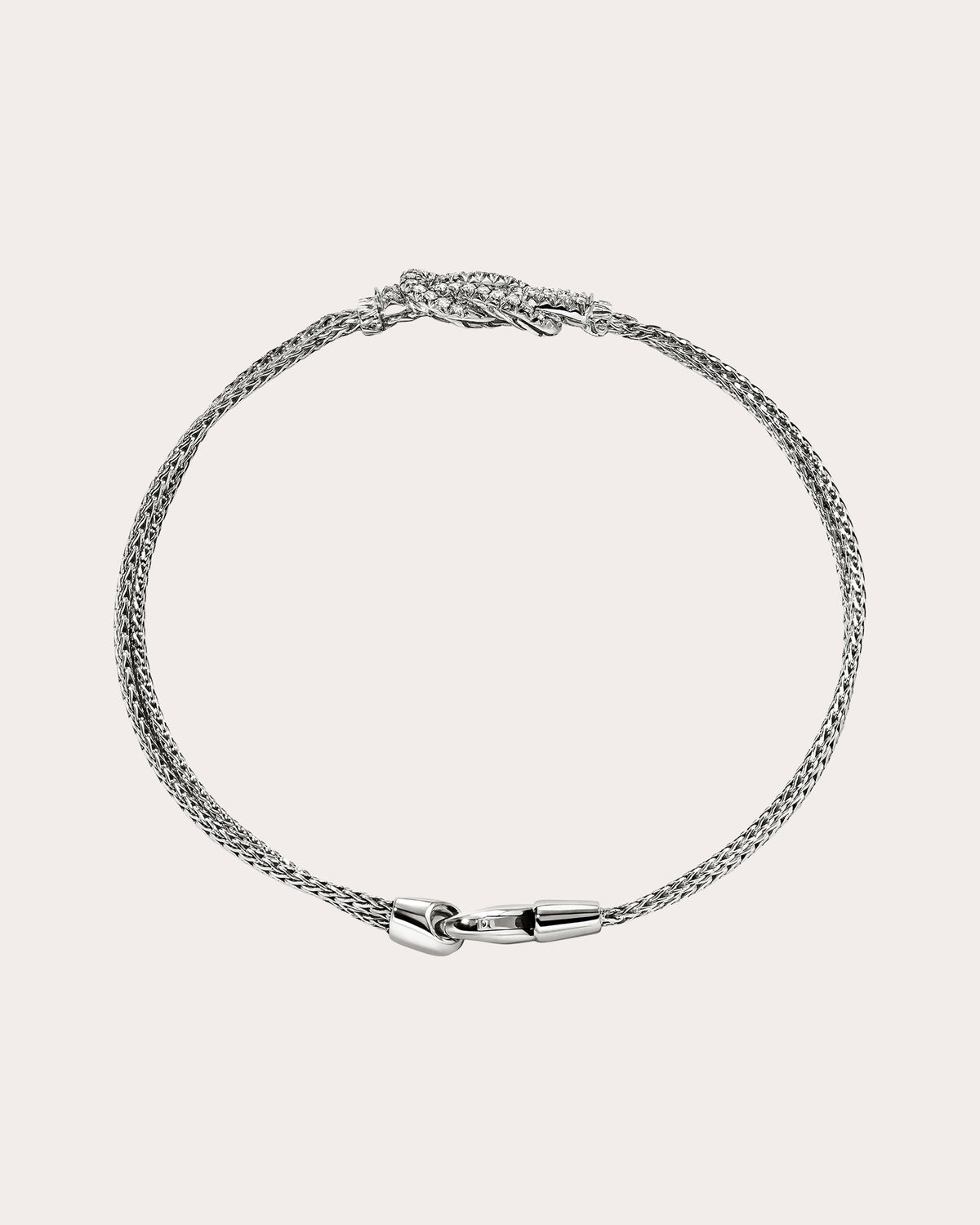 Diamond Love Knot Bracelet