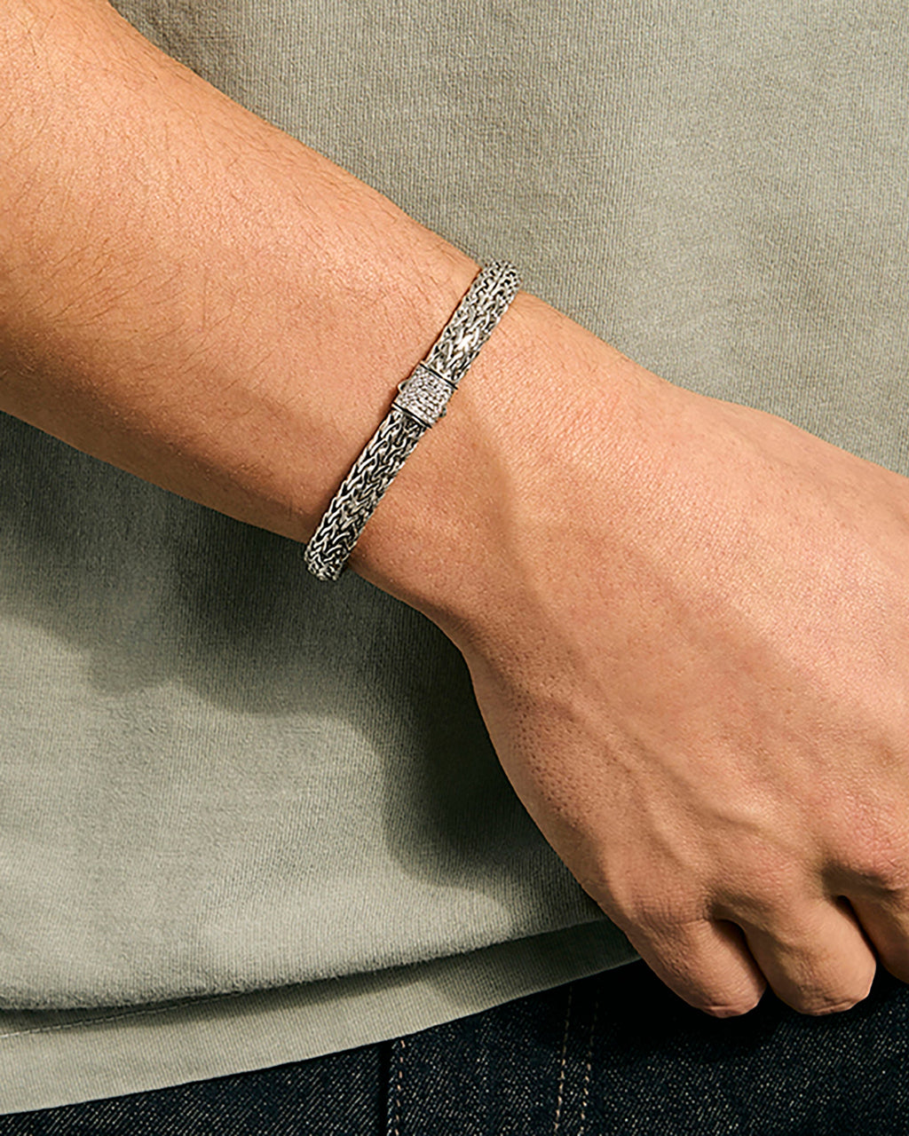 Diamond 6.5mm Icon Chain Bracelet