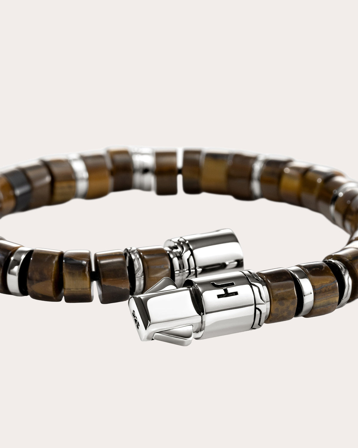 Tiger's Eye Heishi Bracelet