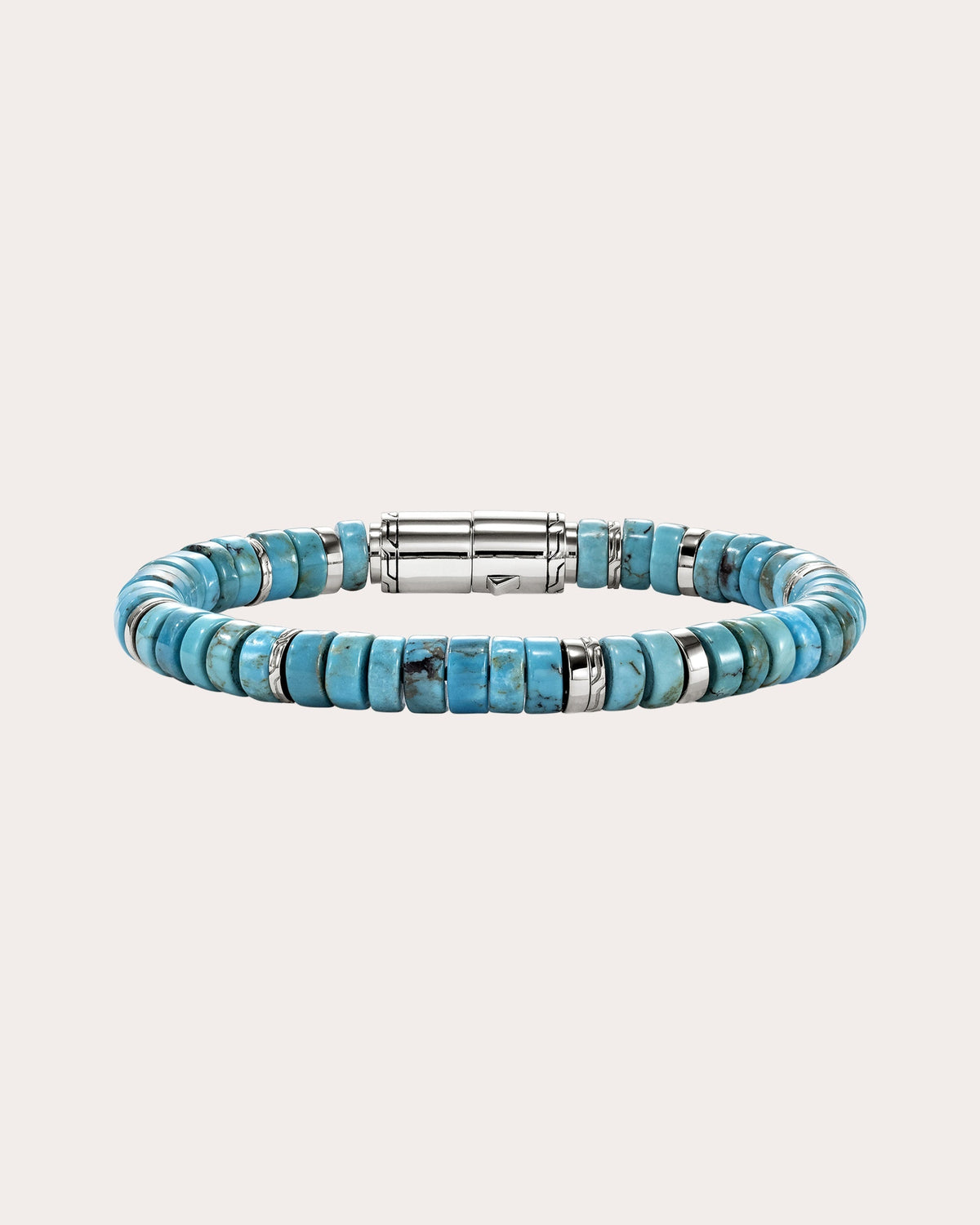 8mm Turquoise Heishi Bracelet