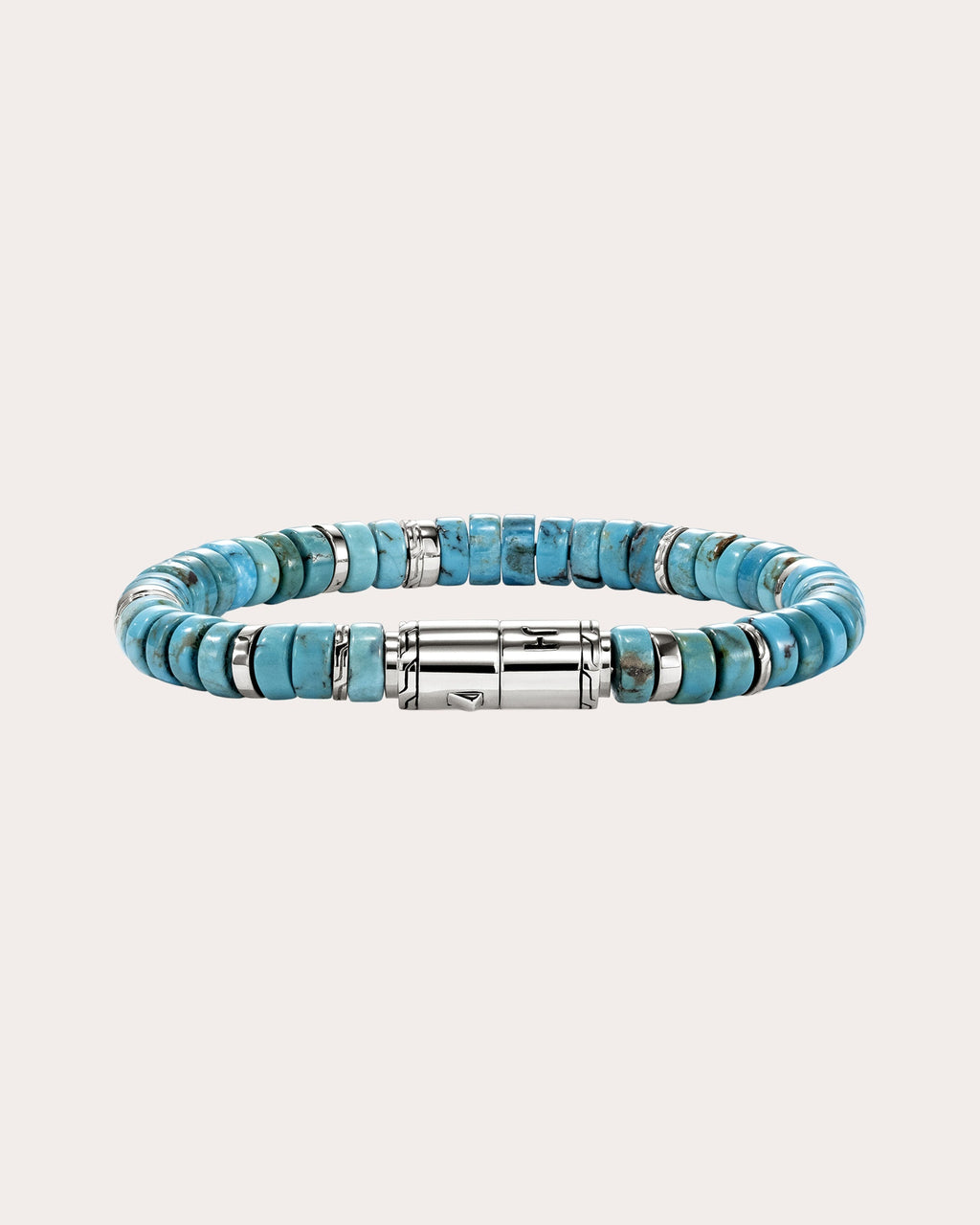 8mm Turquoise Heishi Bracelet
