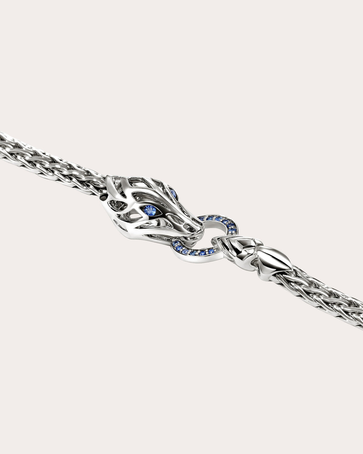 Blue Sapphire Naga Bracelet