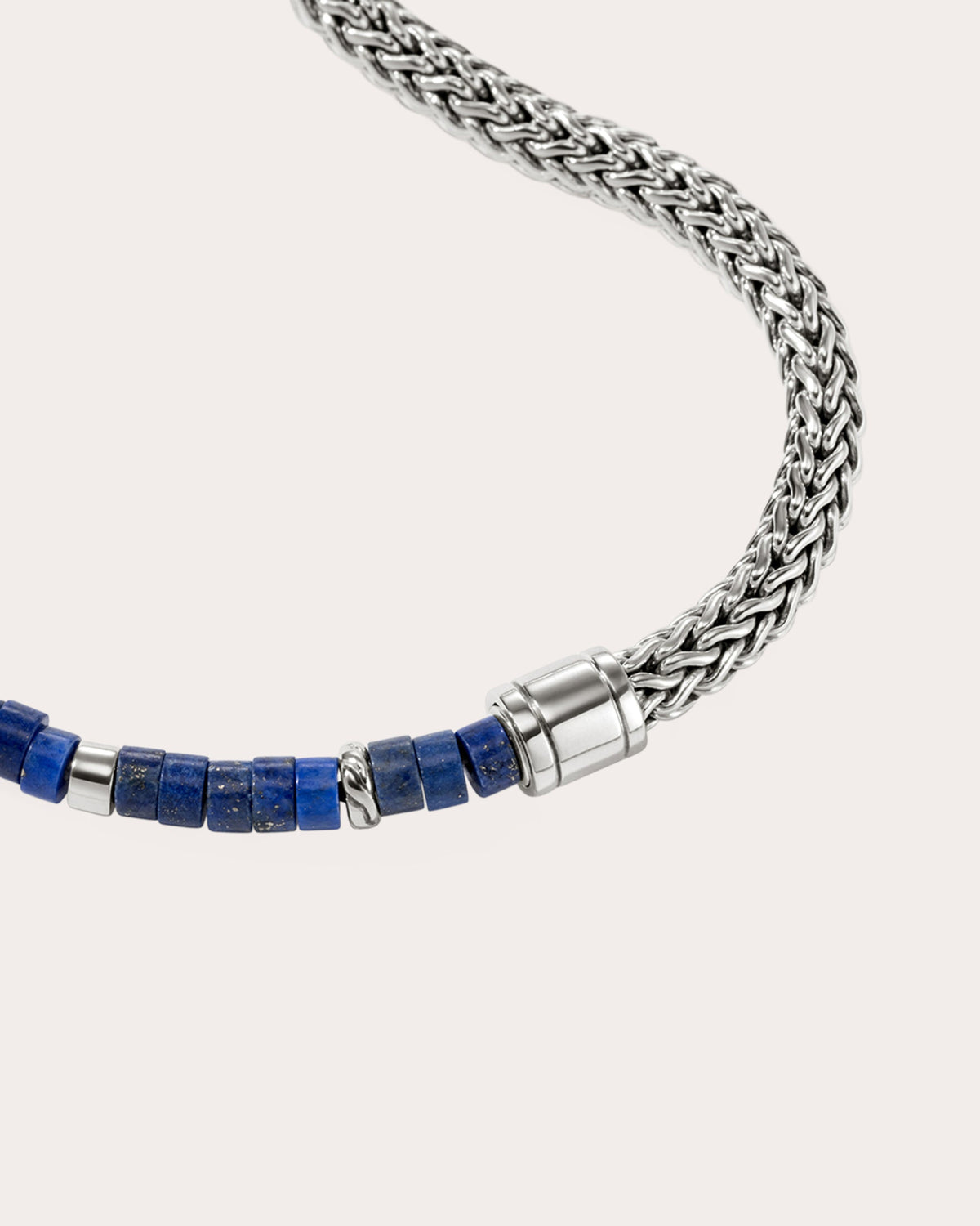 Lapis Lazuli Heishi Chain Bracelet