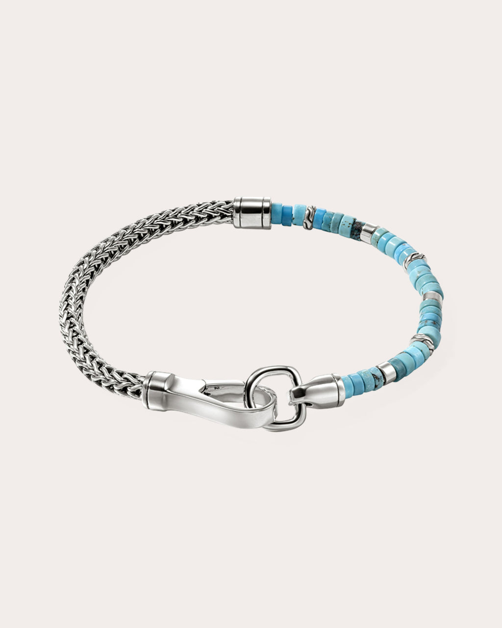 Turquoise Heishi Chain Bracelet