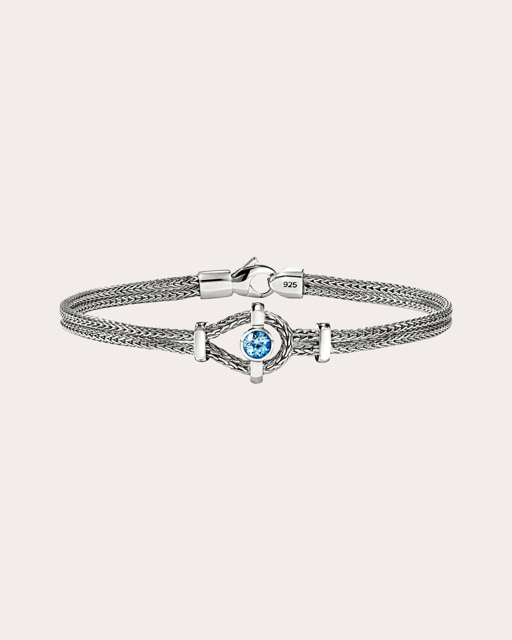 Swiss Blue Topaz Icon Bracelet