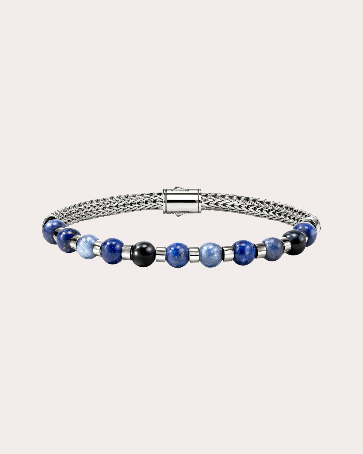 Lapis Lazuli & Sodalite Beaded Bracelet