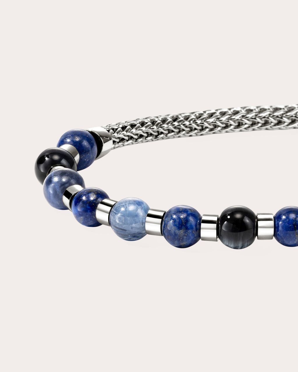 Lapis Lazuli & Sodalite Beaded Bracelet
