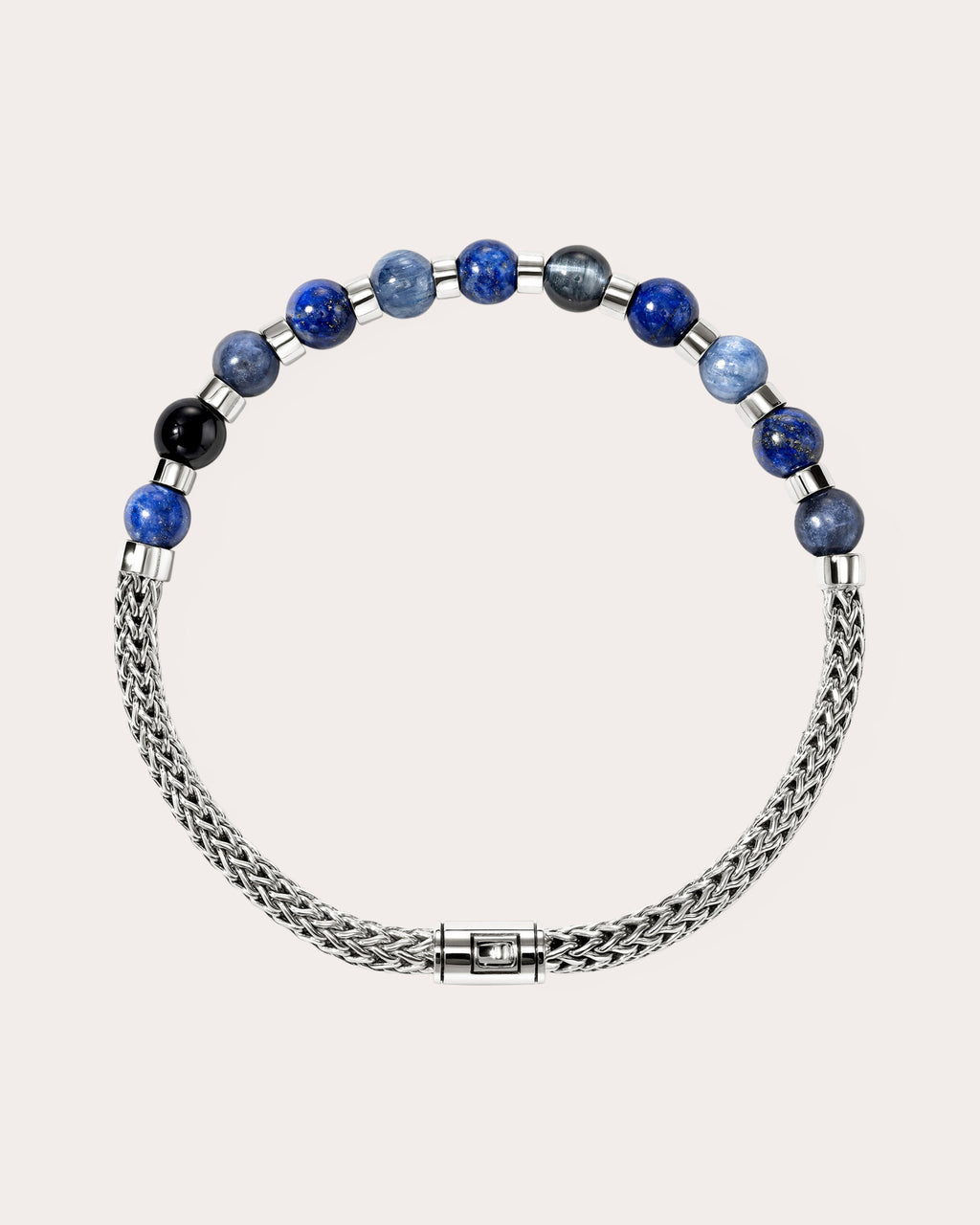 Lapis Lazuli & Sodalite Beaded Bracelet