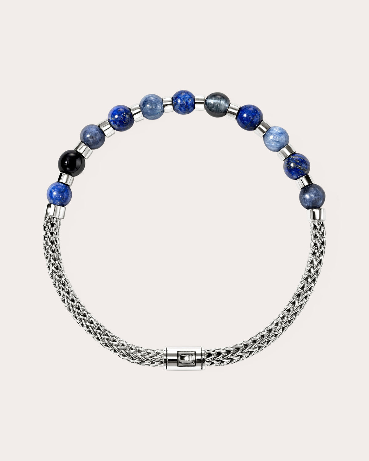 Lapis Lazuli & Sodalite Beaded Bracelet