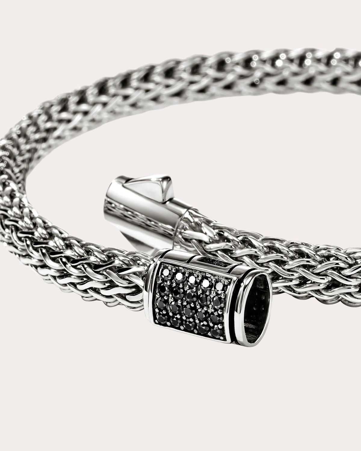 Black Sapphire 5mm Icon Chain Bracelet