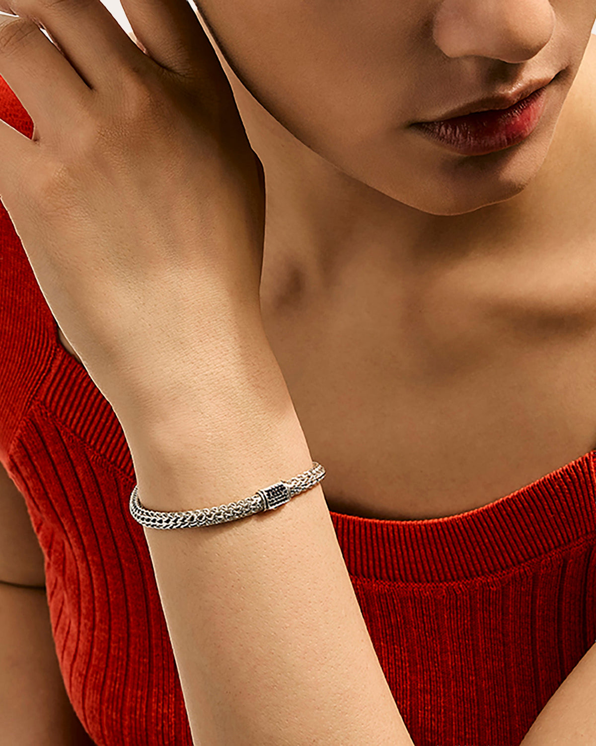 Black Sapphire 5mm Icon Chain Bracelet
