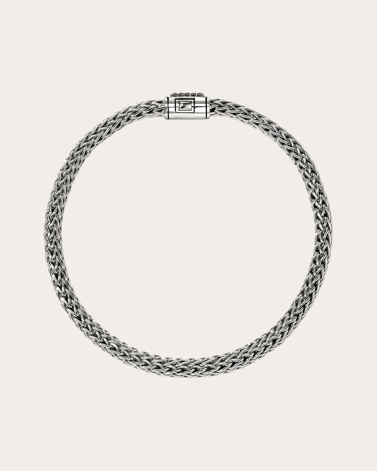 Black Sapphire 5mm Icon Chain Bracelet