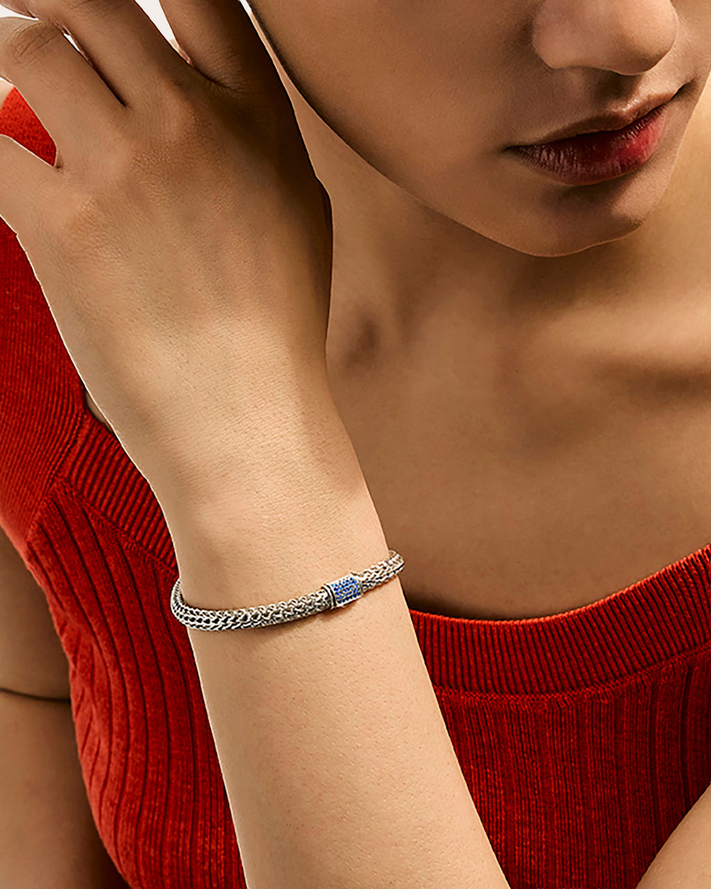 Sapphire 5mm Icon Chain Bracelet