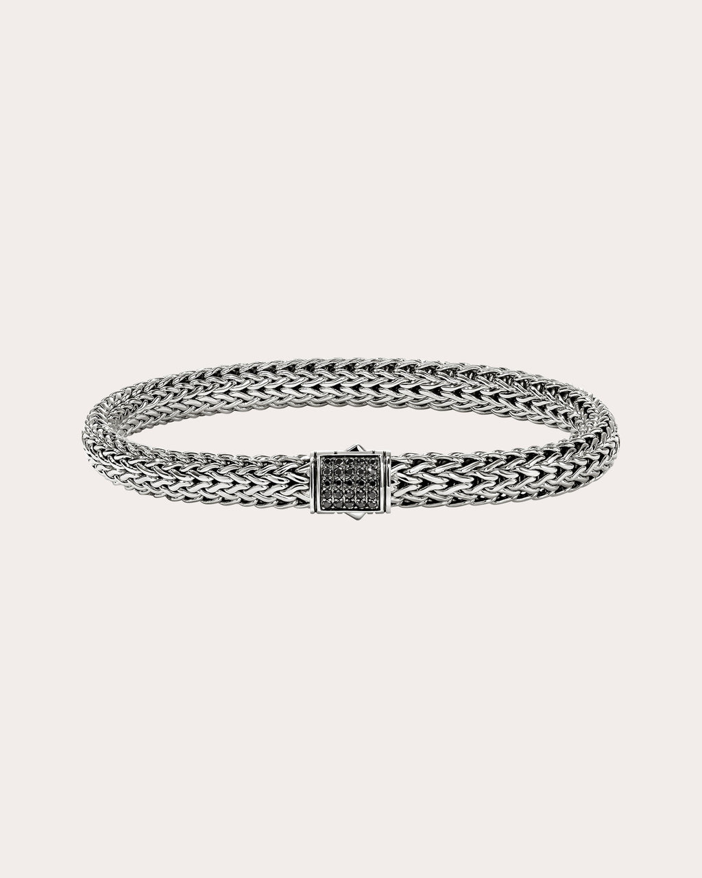 Black Sapphire 6.5mm Icon Chain Bracelet