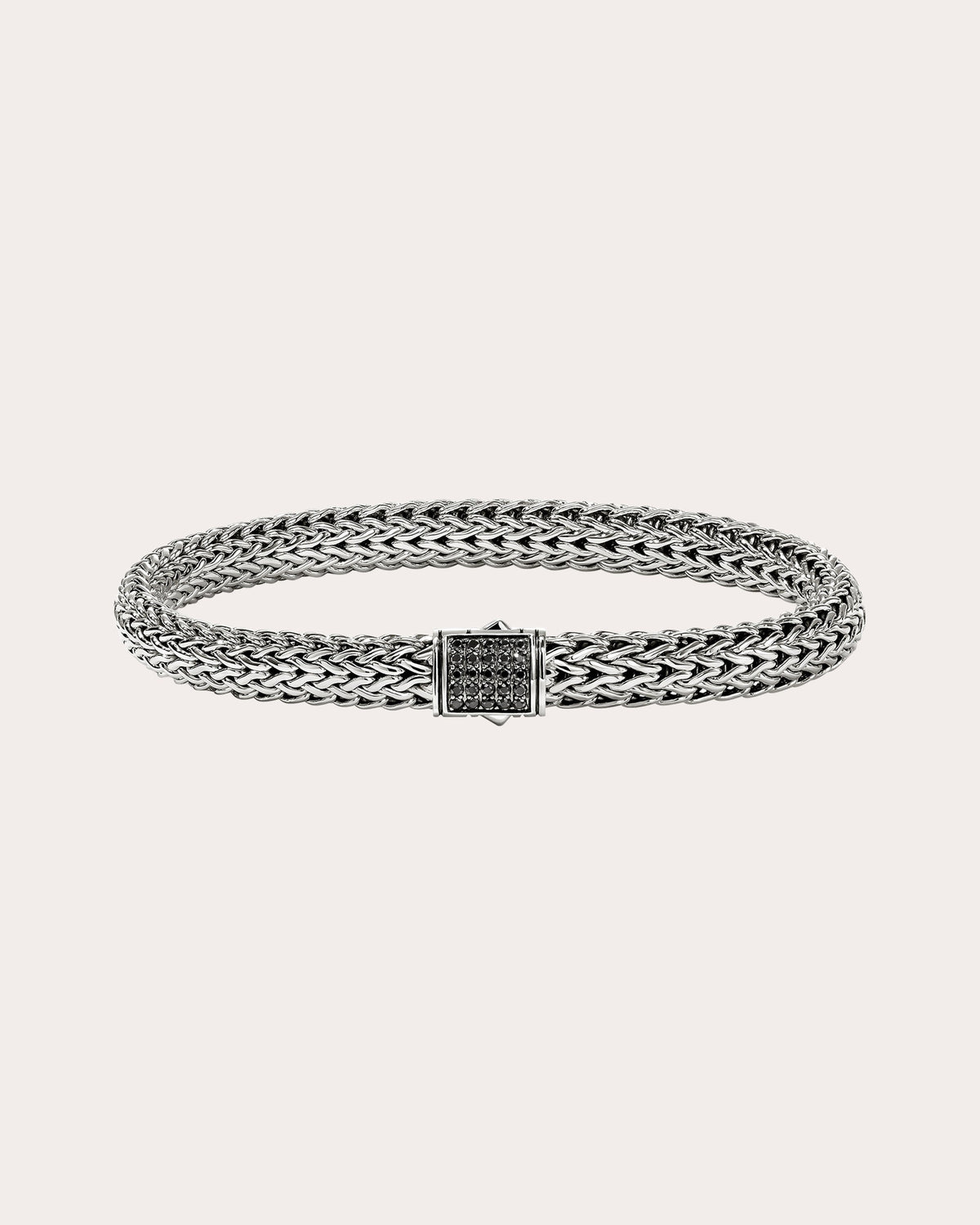 Black Sapphire 6.5mm Icon Chain Bracelet