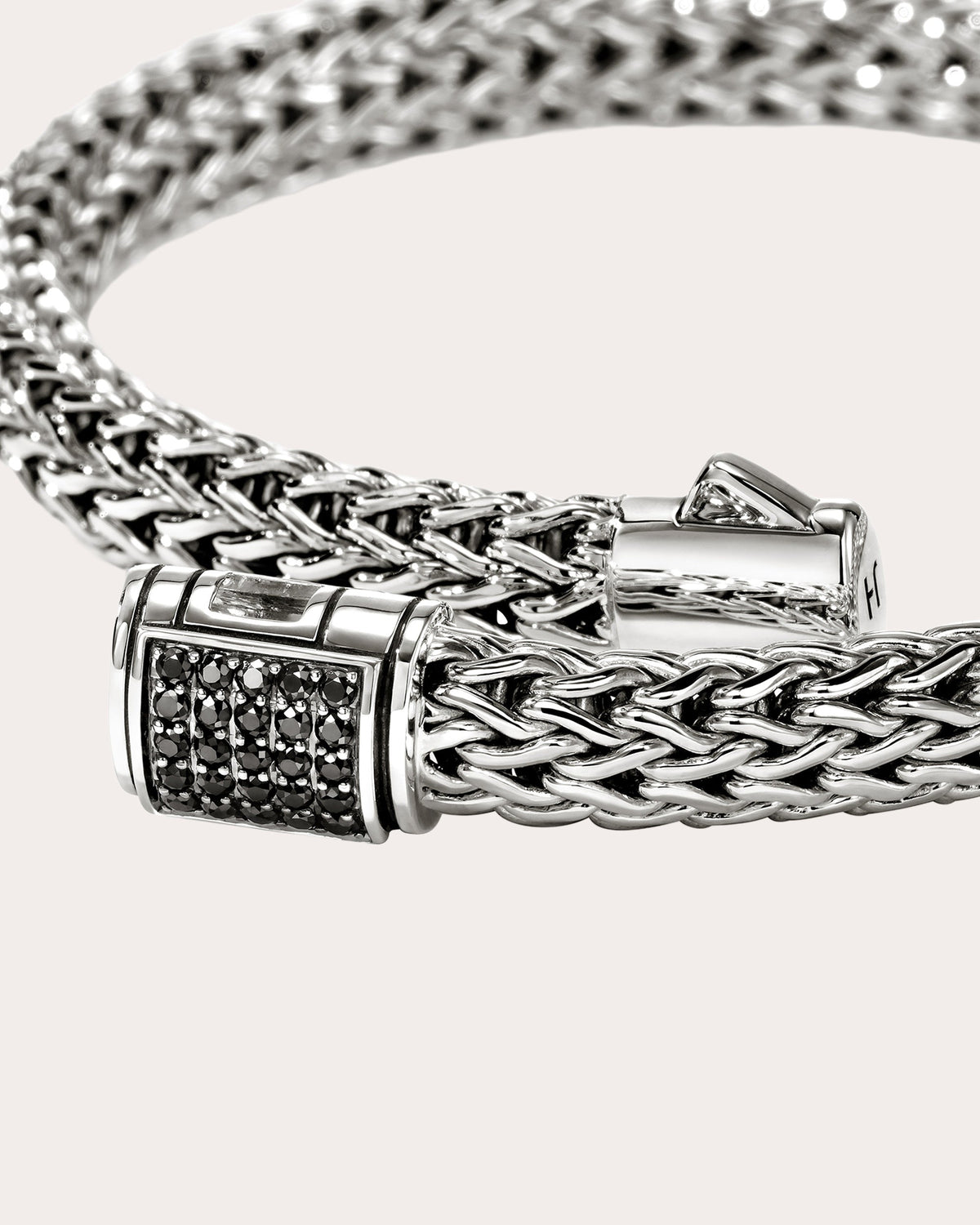 Black Sapphire 6.5mm Icon Chain Bracelet