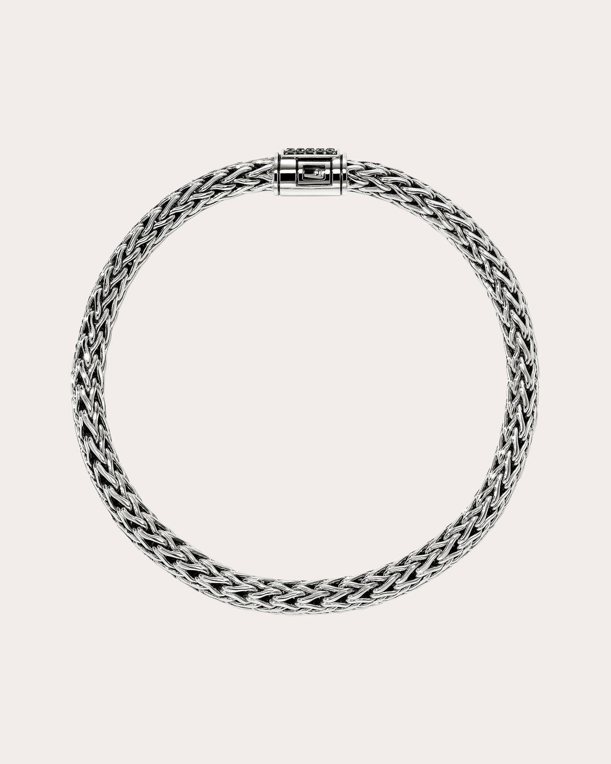 Black Sapphire 6.5mm Icon Chain Bracelet