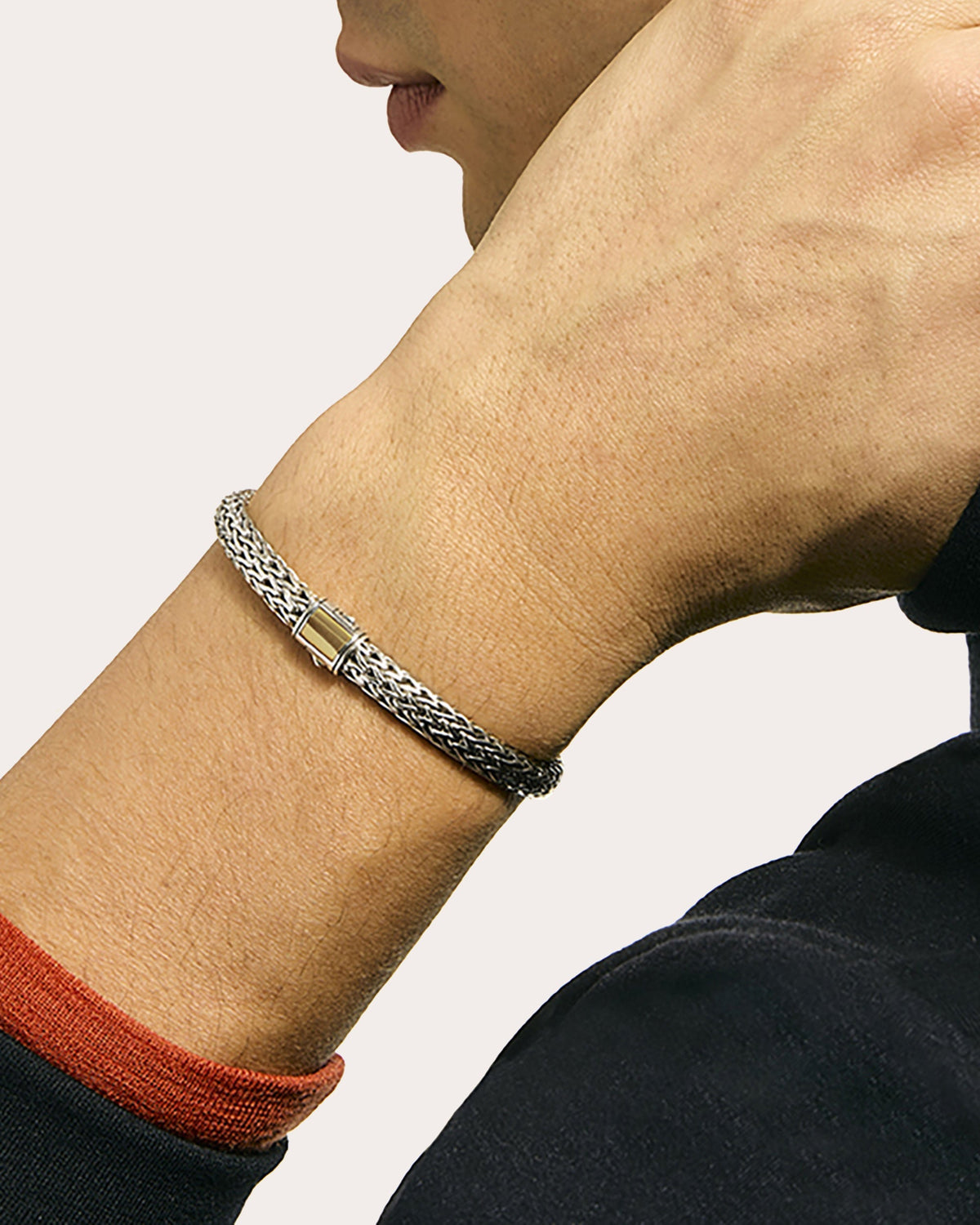 Two-Tone 6.5mm Icon Chain Bracelet
