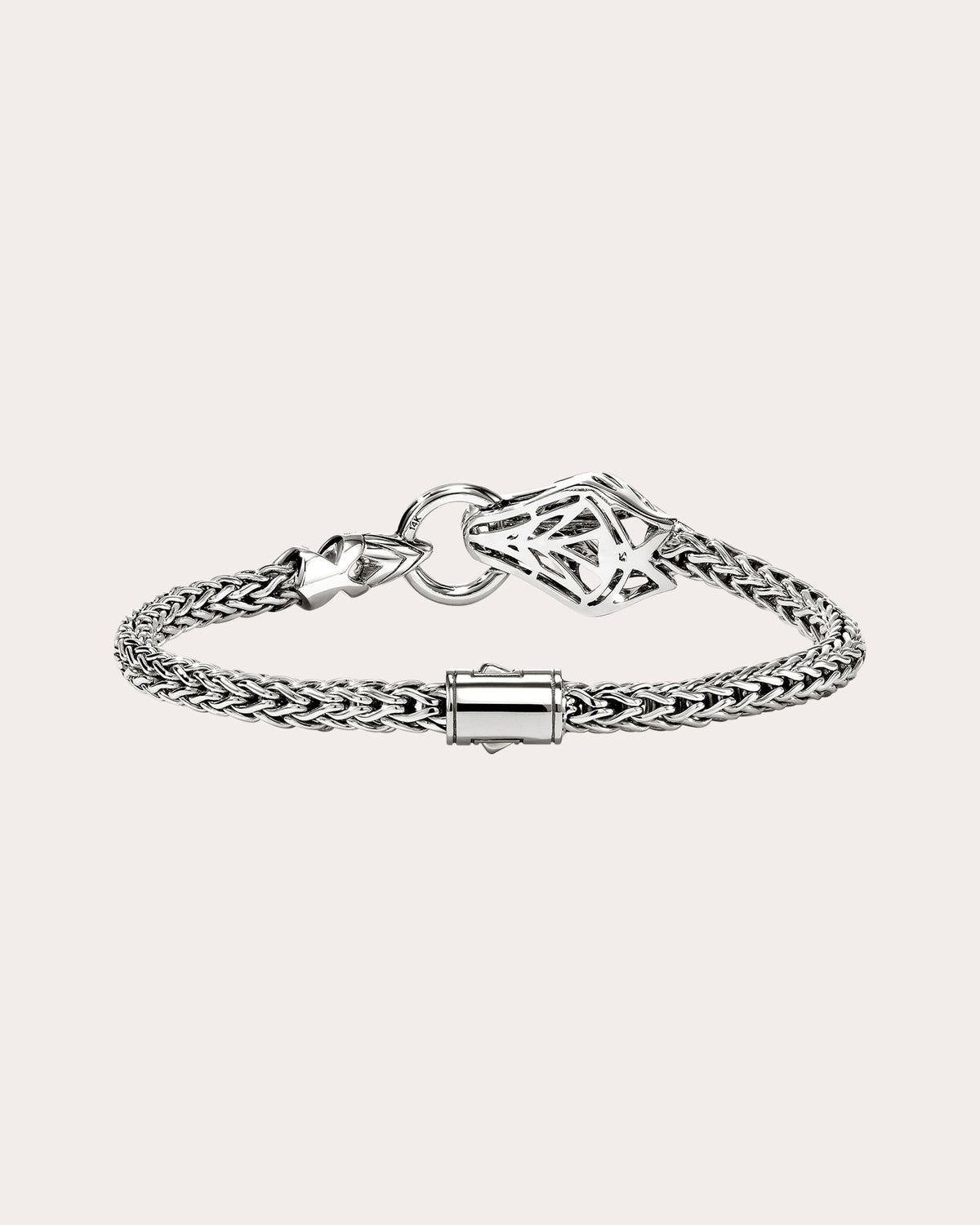 Blue Sapphire Two-Tone Naga Bracelet