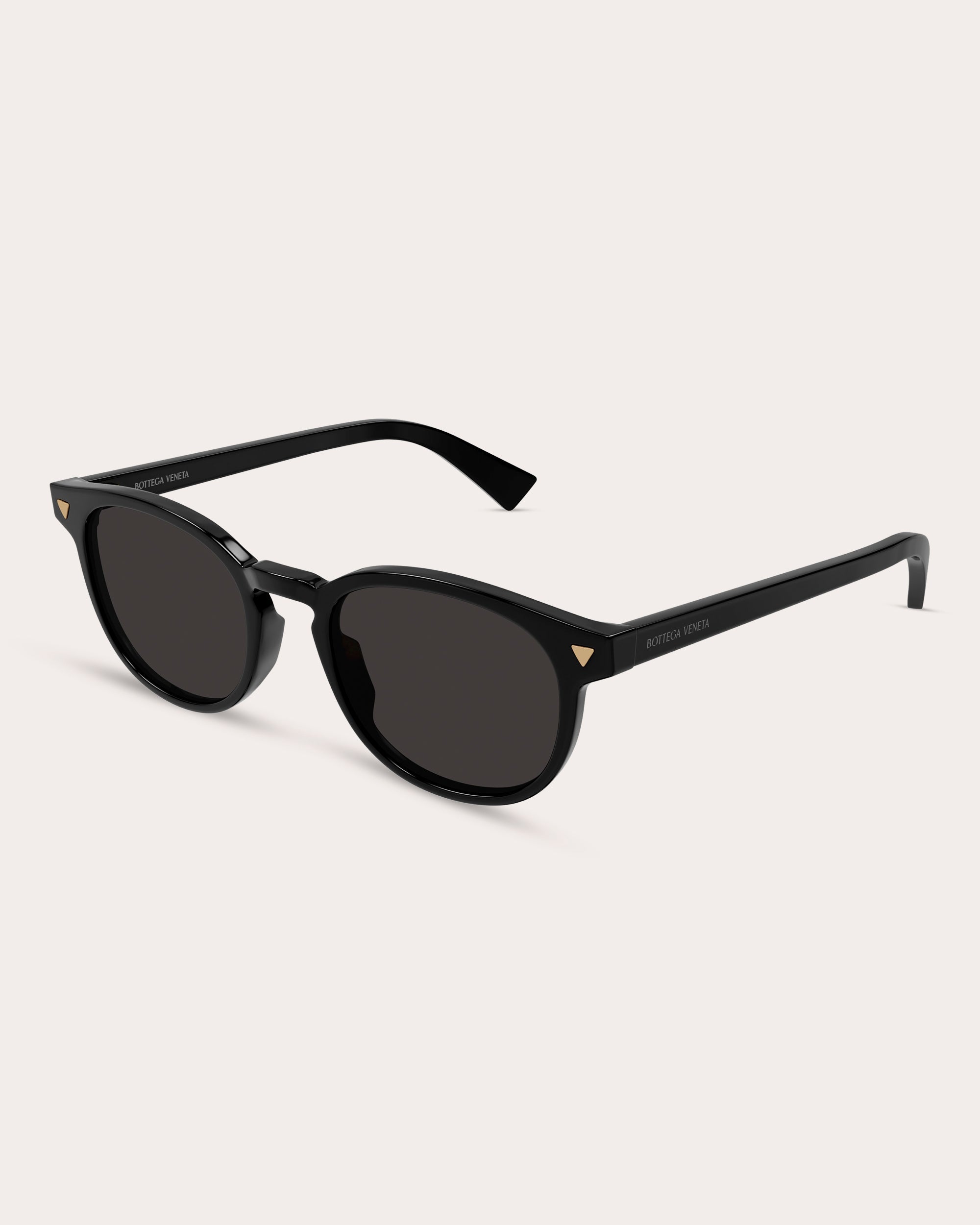 Triangle Round-Frame Acetate Sunglasses