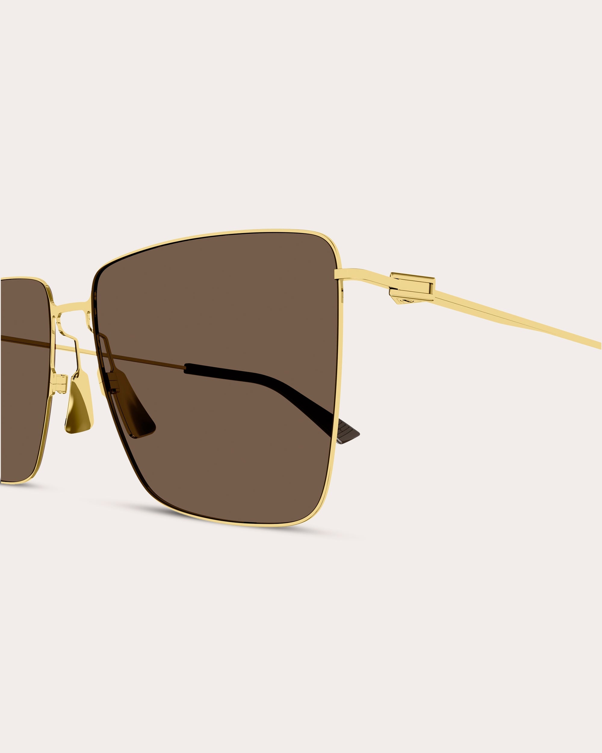 Thin Triangle Square Sunglasses