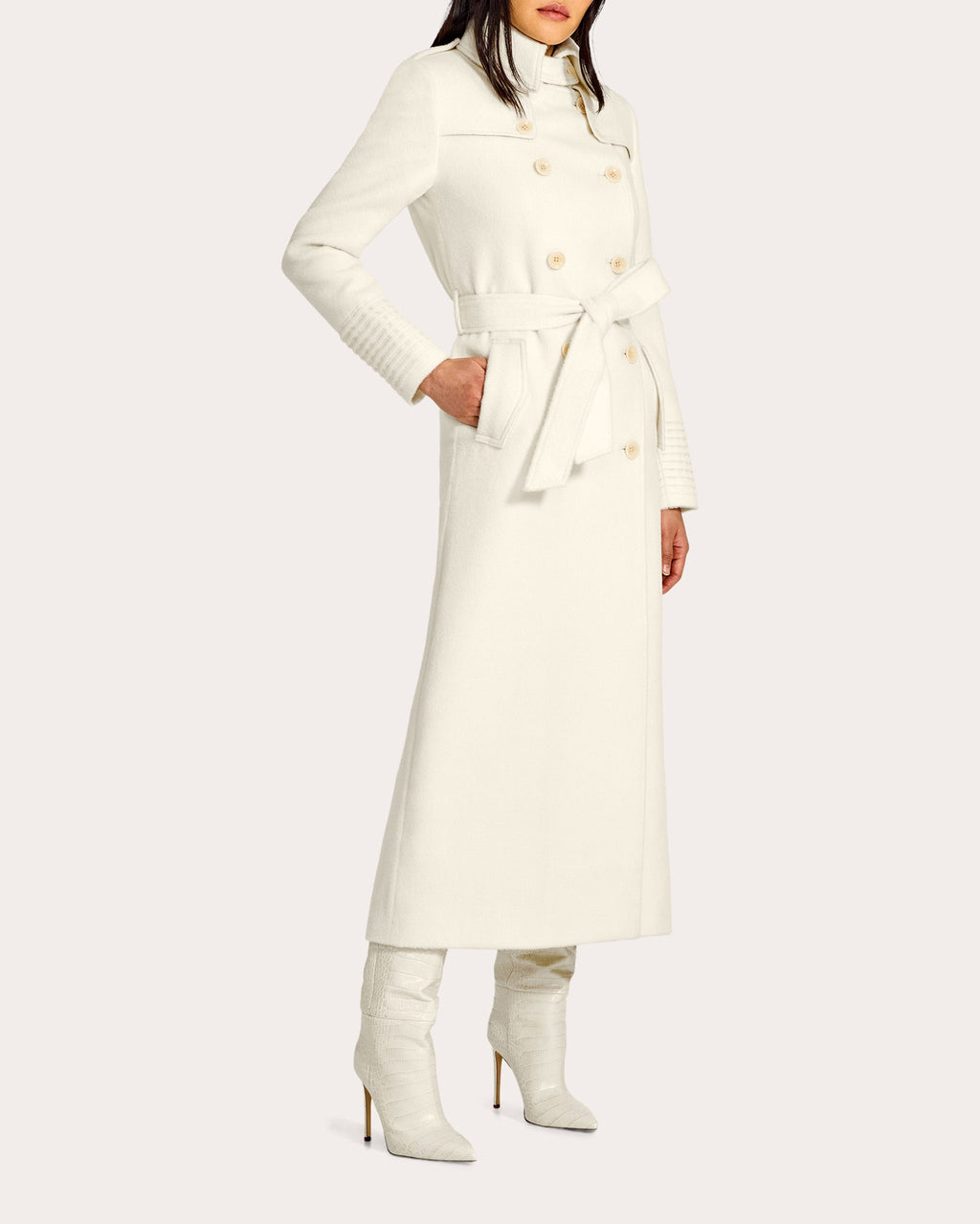 Baby Alpaca Maxi Trench Coat