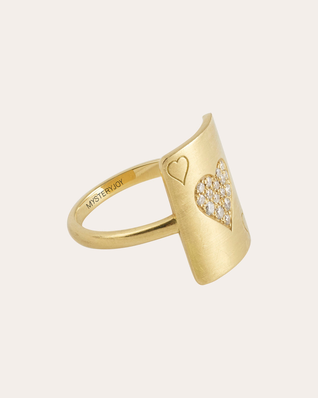 Diamond & 18k Gold Âme Pinky Ring