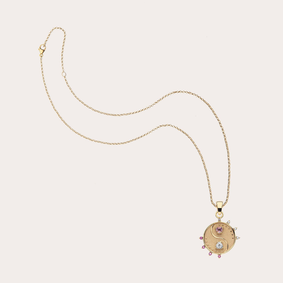 Topaz & Tourmaline BALANCE Petite Coin Necklace