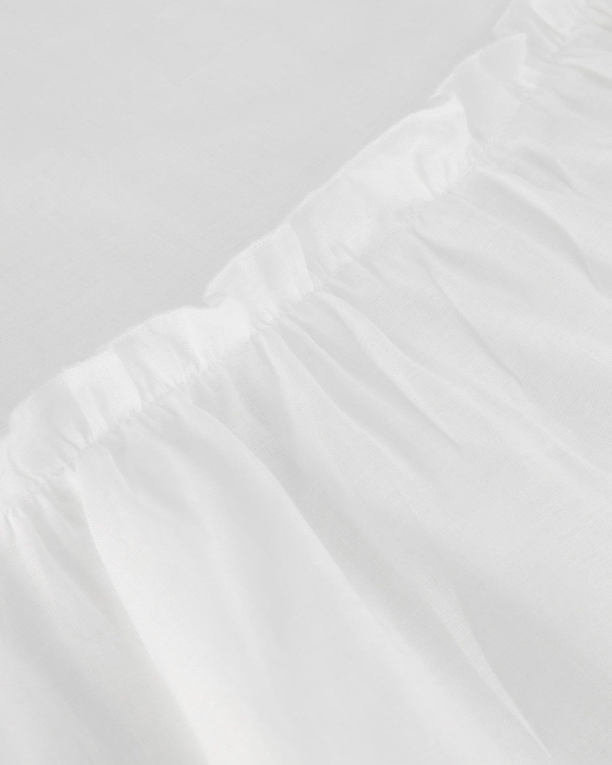 Bali Linen Gathered Ruffle Maxi Skirt