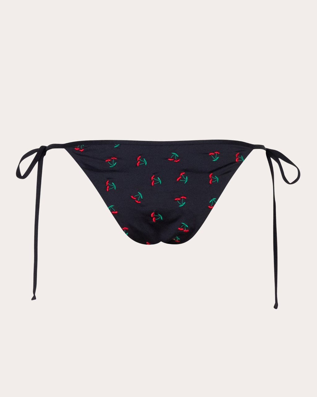 Bauta Embroidered Cherry String Bikini Bottoms