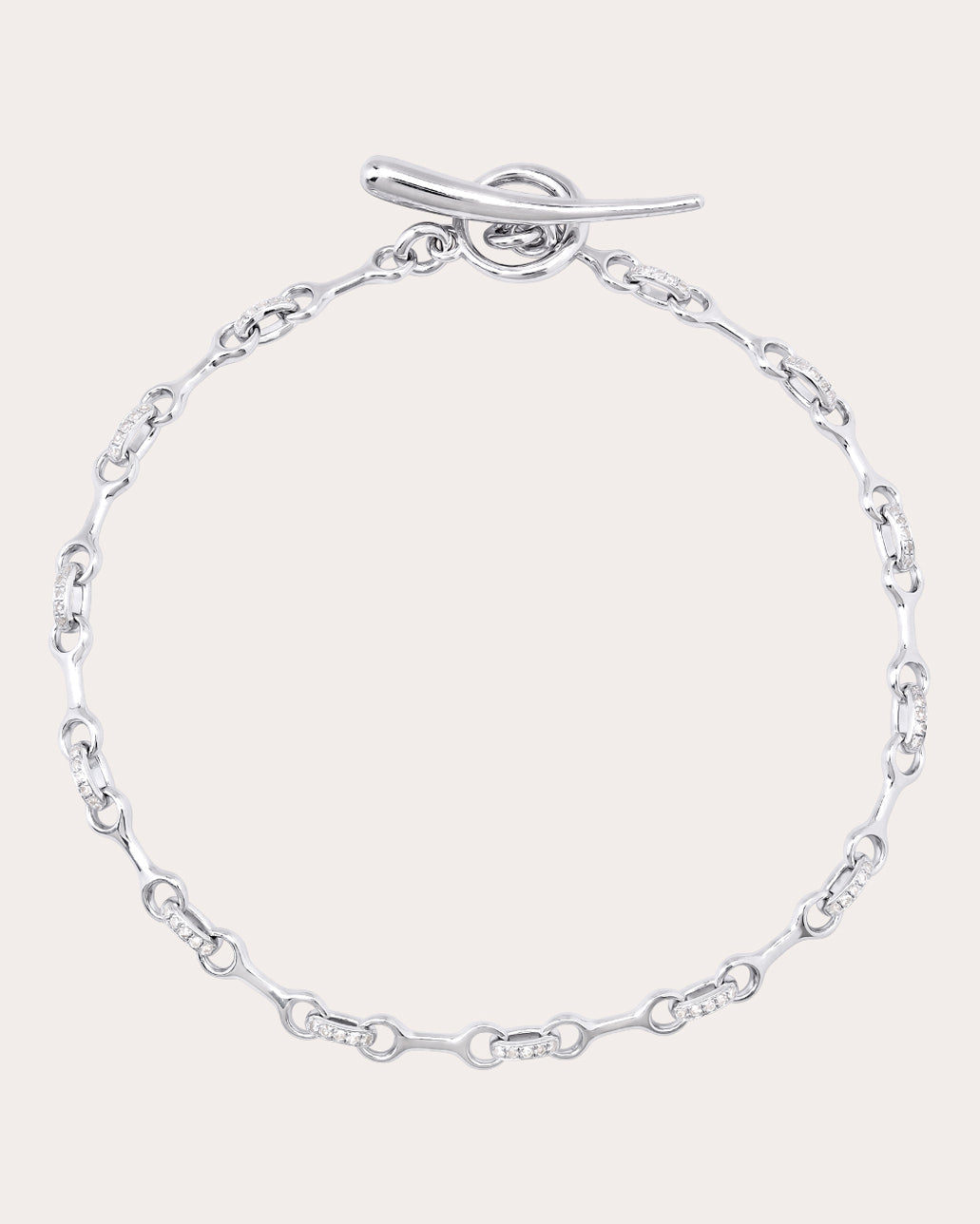 Diamond Pavé 10mm Connector Bracelet