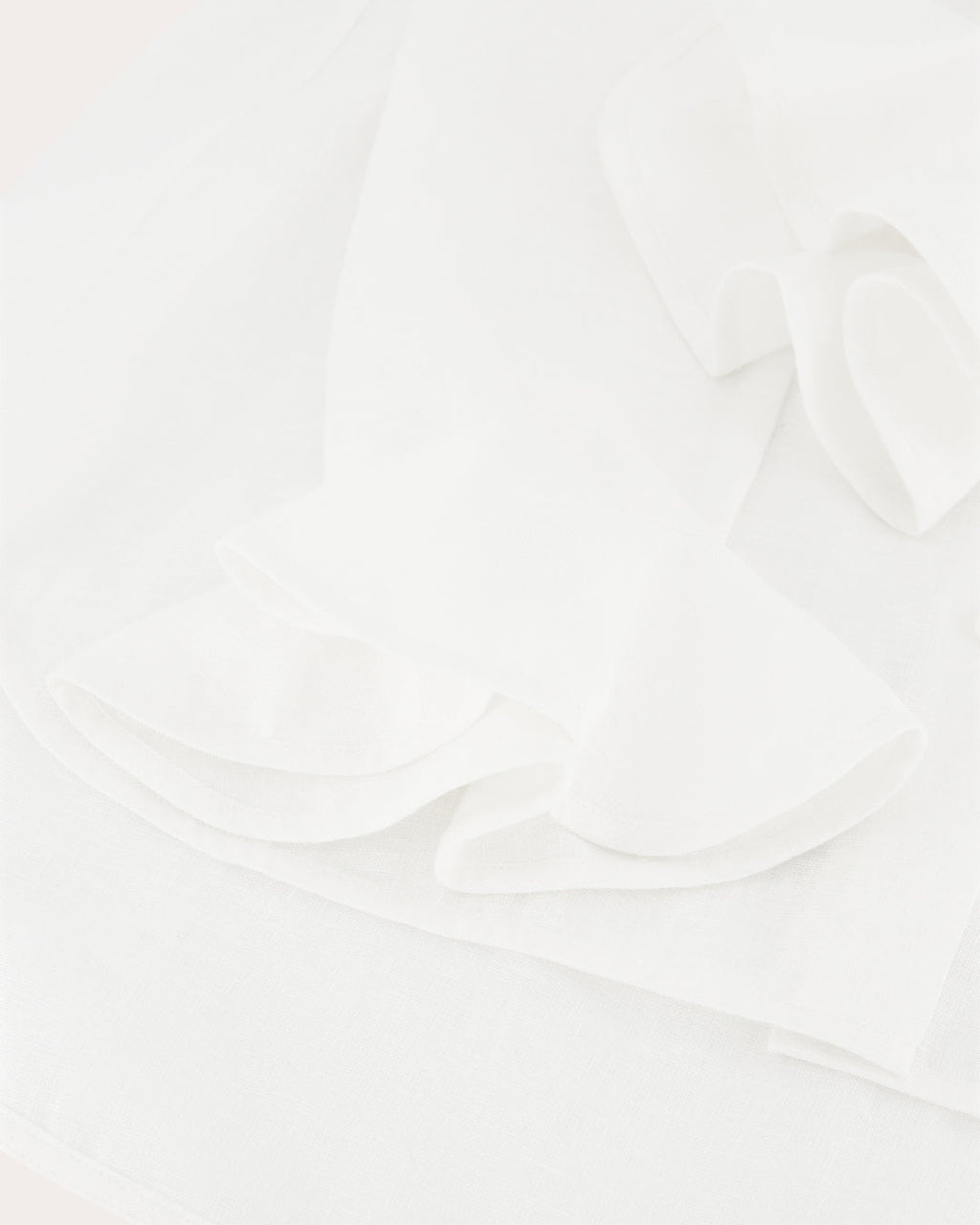 Bee Linen Ruffle Shirt